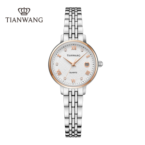 天王手表女简约气质小表盘女士石英腕表官方正品潮款女表31374