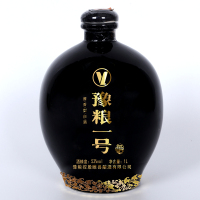 豫粮一号黑坛53%vol酱香型白酒1L装