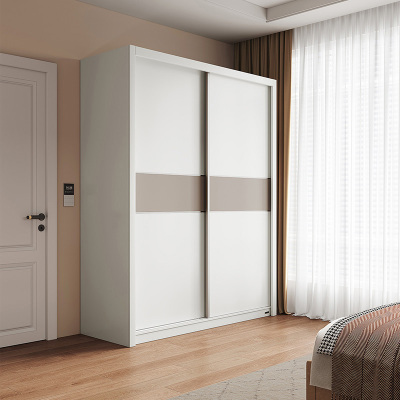 全友家居现代简约推拉移动滑门大容量分区储物衣柜衣橱卧室家具