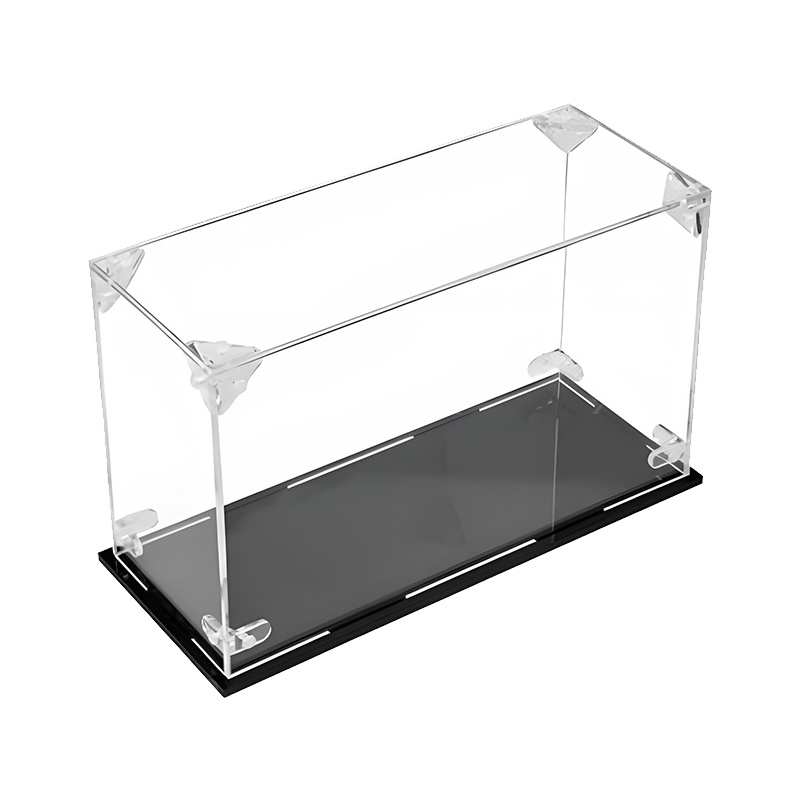 翌嘉YJ4122630 透明收纳防尘罩盲盒乐高积木手办亚克力展示盒 中号:256*106*152