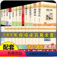 [配套人教版]初中中考必读12本名著 [正版]全套12册 初中必读名著十二本朝花夕拾鲁迅原著西游记海底两万里和骆驼祥子老
