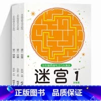 迷宫123 [正版]抖音同款魔线专注力训练左右脑开发思维训练书迷宫书籍幼儿园高难度小学生2-3-6-7-8-10岁以上儿