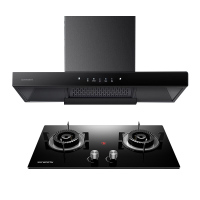 创维 抽吸油烟机灶具套装Y1P+Z207BS 欧式排油烟机燃气灶套餐烟灶 21m³爆吸家用自清洗挥手 液化气