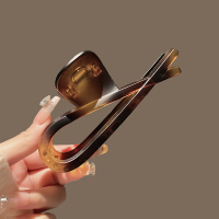 小众设计简约半扎发抓女气质高级感发夹2024新款盘发抓夹头饰送女朋友老婆情人节七夕生日礼物