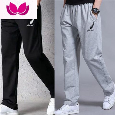 七斓2022长裤男运动裤宽松男卫裤休闲百搭薄款男直筒裤大码裤子