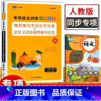 语文(通用版) 四年级上 [正版]看拼音写词语二年级上册下册四一三年级字词训练五六生字注音组词拼音专项训练语文专项同步练