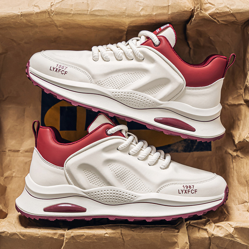 男鞋20265春季新款低帮软底透气鞋子男拼色百搭男士潮流休闲运动鞋