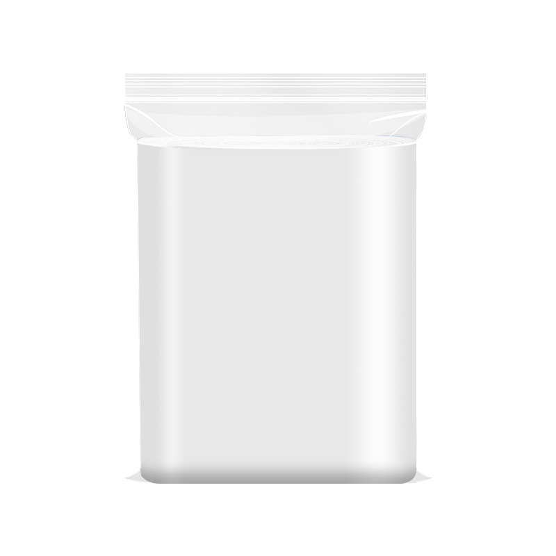 翌嘉YJ5121749密封袋PE自封袋透明食品包装袋 20丝白边 17*25cm(100个)常用