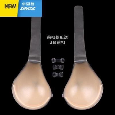 提拉胸贴女大胸显小防下垂聚拢上托超薄款ef杯大码硅胶乳贴婚纱用卓思哲