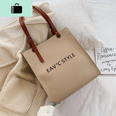 大包女2020新款包包女单肩包大容量韩版手提托特包大学生上课包NEW LAKE女士单肩包