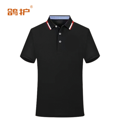 鸽护 短袖POLO 2108款-黑色 件