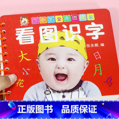 看图识字 [正版]看图识字翻翻卡 儿童识字卡片2-3两三岁宝宝学前班宝宝认字书教具幼儿园英语单词卡片撕不烂早教书藉启蒙婴