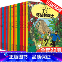 --------[小开本]丁丁历险记全套22册-------- [正版]丁丁历险记全套22册小开本儿童漫画故事书丁丁在刚