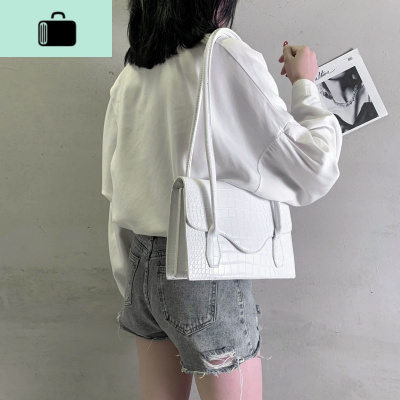 2020新款流行包包小众设计单肩腋下包女大容量复古手提包小方包潮NEW LAKE女士单肩包