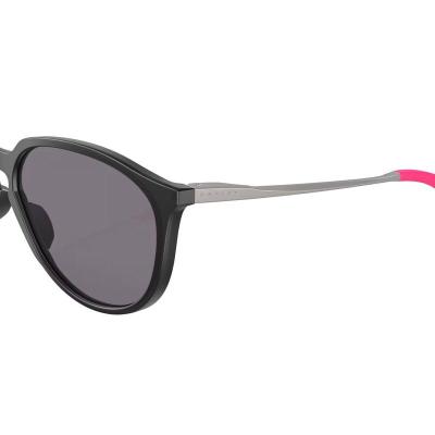 欧克利(OAKLEY)女士运动潮流防滑Prizm偏光太阳镜时尚高清滤光户 Matte_Black_Ink/Prizm_Grey_Pol