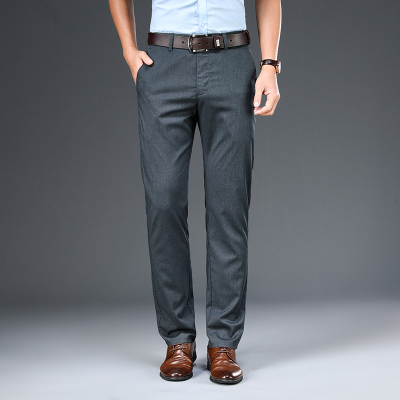 AEMAP男士新款高腰弹力直筒长裤宽松休闲男裤
