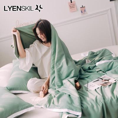 美帮汇大豆纤维空调被薄款夏凉被可机洗夏季水洗棉双人夏被儿童被子春秋