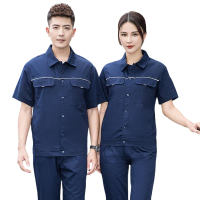 天鸣 夏季纯棉902短袖工作服 160-195 套