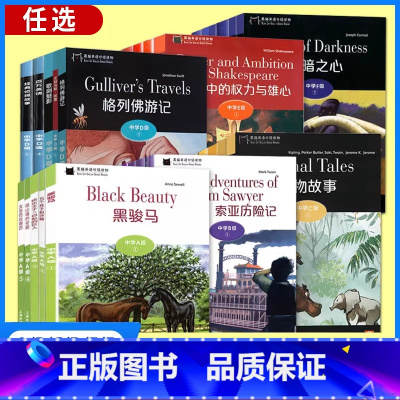 F级 盒装本(1-6) 初中通用 [正版]黑猫英语分级阅读初中高中分级读物中学ABCDEF级黑骏马胡桃夹子小妇人远大前程