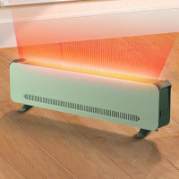 格力(GREE) 踢脚线取暖器家用移动地暖卧室浴室无光速热电暖气片居浴两用防水防烫干衣电暖器暖风机 NJF-X6020a