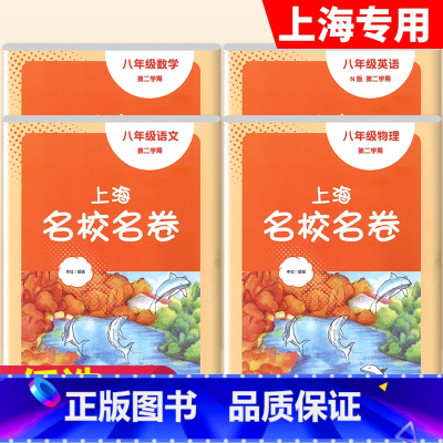 8年级下册 语数英物(全4册)大字版 小学通用 [正版]2024上海名校名卷二年级一二三四五年级六七八九上下册语文数学英