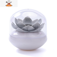 欧式牙签盒北欧ins女可爱家用个性创意餐厅牙签筒桌面棉签盒收纳 敬平 灰色