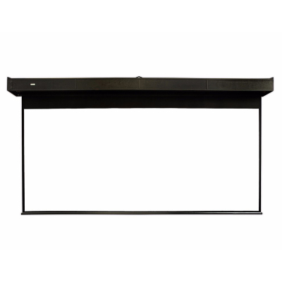 经科JK电动遥控工程幕布PB-W大型玻纤白幕300英寸16:10投影机幕布