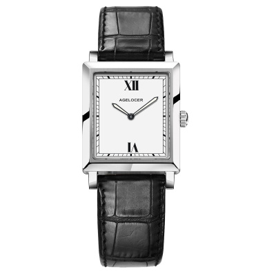 agelocer手表女士时尚方形石英表女防水夜光网红小方表