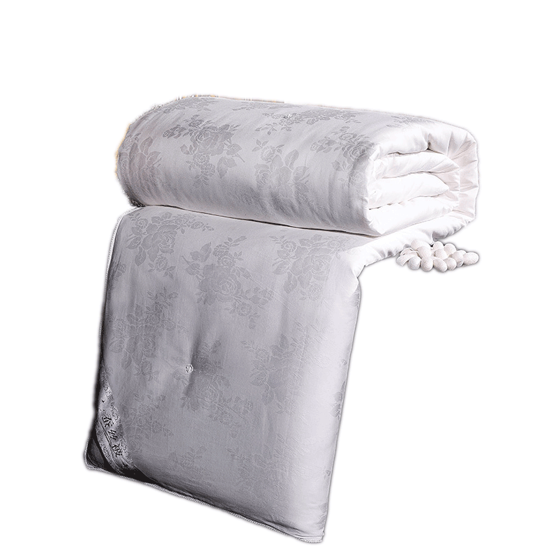 缎暮 全棉提花蚕丝被 200*230CM(可定制)条