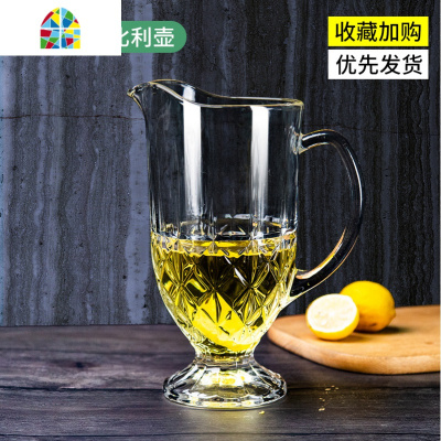 冷水壶玻璃可高温凉水壶耐热防爆大容量泡茶壶套装家用凉白开水杯 FENGHOU 波西米亚壶+2小杯