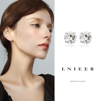 睡觉免摘钻石纯银耳钉女养耳洞耳棒防堵针小耳环简约s999银针耳饰送女朋友老婆情人节七夕生日礼物