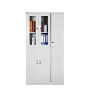 合祥源 五门更衣柜办公柜灰白色厚度0.8mm 970*420*1800mm/组