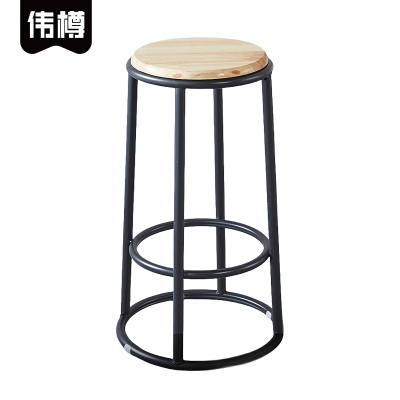 伟樽吧台凳实木38*38*65cm个