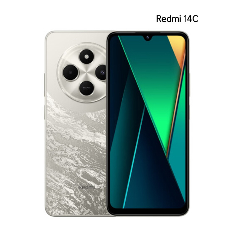 小米Redmi 14C 冰川银 4GB+128GB 八核芯 全网4G 1300W影像 5160mAh长续航 智能手机 红米