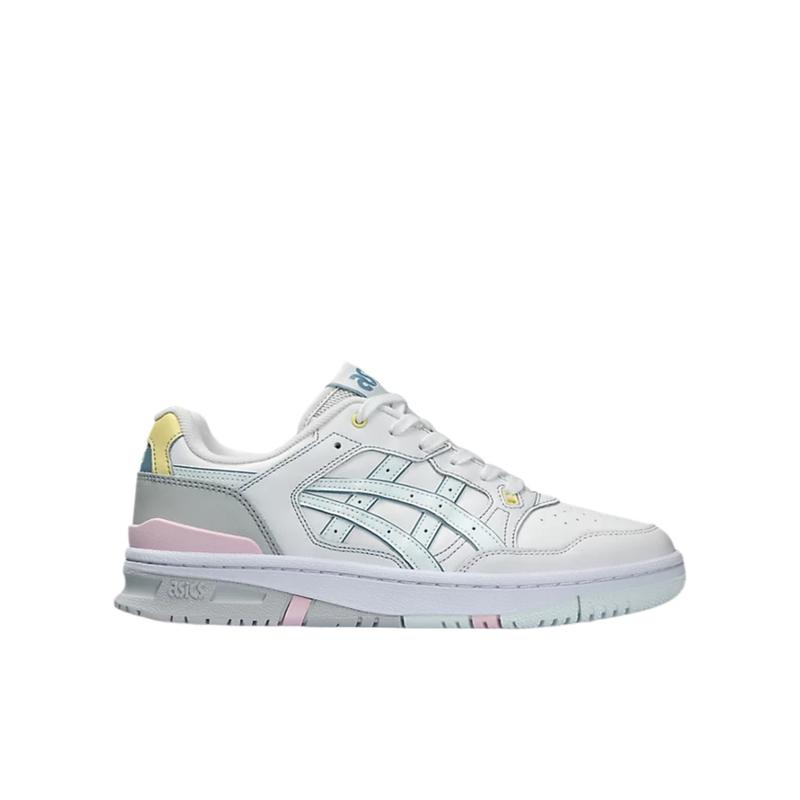亚瑟士(ASICS)低帮系带皮革运动鞋圆头套穿款男士休闲跑步鞋