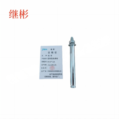 JIBIN/继彬 GB22795-表5 膨胀螺栓 碳钢 镀白锌 M14×120 个