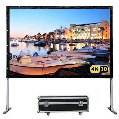 经科JK快速折叠幕180寸16:10 SO柔软正投软幕投影幕布配铝箱