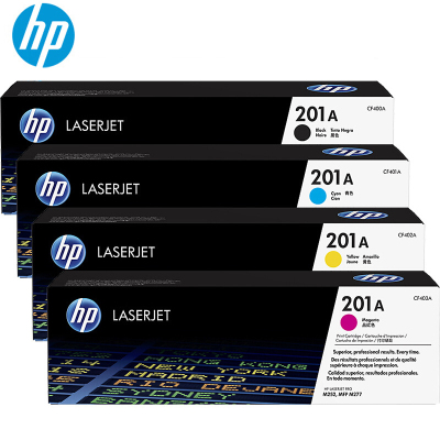 惠普(HP)原装201A硒鼓cf400a粉盒 m277dw/n/m274n/252dw/252dn打印机墨盒 201a四