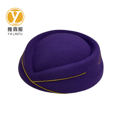 雅霖服 乘务员空姐礼仪帽工作帽YLF-LYM10934 顶