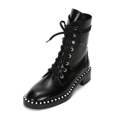 STUARTWEITZMAN斯图尔特·韦茨曼女士皮革马丁靴短靴SONDRA