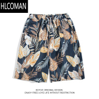 HLCOMANBOYUE帛跃夏季度假休闲沙滩短裤男美式宽松家居睡裤五分裤青少年