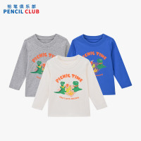 [1件3折]铅笔俱乐部童装2025秋装新款男小童T恤儿童卡通印花上衣宝宝百搭长袖