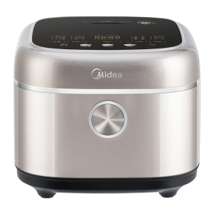 美的(Midea)电饭煲家用多功能电饭锅316L不锈钢零涂层鼎釜内胆4L煮饭煮粥热饭炖煮多功能锅MB-4E05S