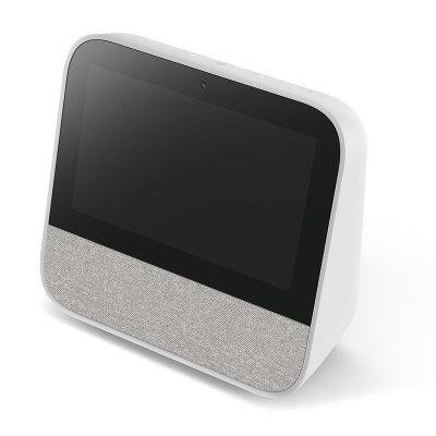 天猫精灵 cc带屏智能音箱ai语音助手 林雾白标准版