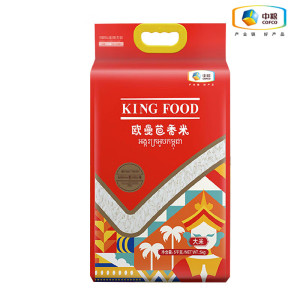 福临门大米真空KINGFOOD欧曼芭香米5Kg 中粮出品