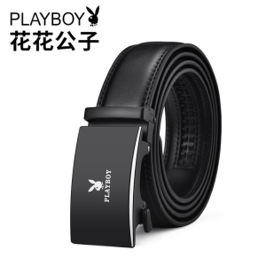 花花公子皮带男款真皮自动扣牛皮腰带2025新款男士商务裤腰带正品