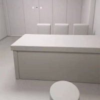 巴洛卡软包谈话室桌椅组合2.0米桌子*1+椅子*3