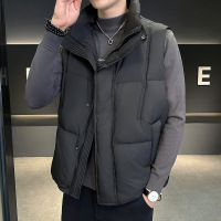 男装立领羽绒马甲秋冬潮流外套保暖无袖羽绒背心马夹男士坎肩外套