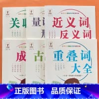 全套六本 [正版]小学生量词动词大全重叠词训练本拼音练习册基础专项成语近义反义词多音字1-6年级语文重点知识语文知识大全