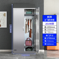 易企采 对开双玻璃门304不锈钢储物柜60*150*180CM 单位:台 工期7天 无维保